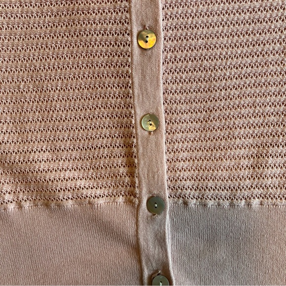 Sundance pink lightweight cardigan sweater - Picture 5 of 7